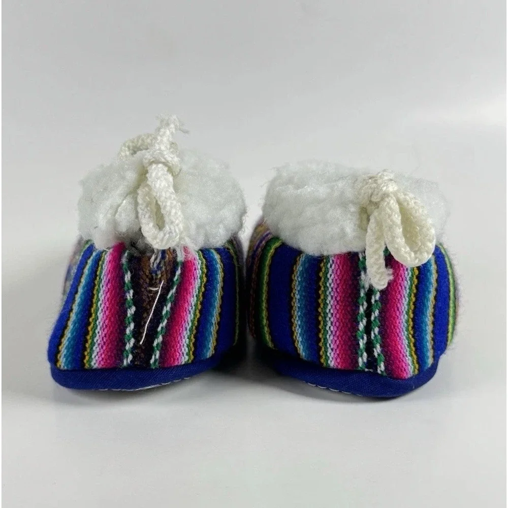 Infant Handmade‎ Peruvian Baby Booties – Andean Textile 6-12 Month